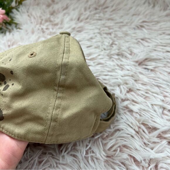 Caterpillar INC CAT Rugged Tan Brown One Size Baseball Hat - Picture 7 of 12